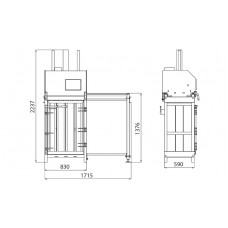 Вертикальный пресс EKOPACK 300.2 STANDARD