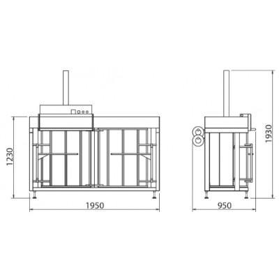 Вертикальный пресс EKOSACK 50.1 (230B)